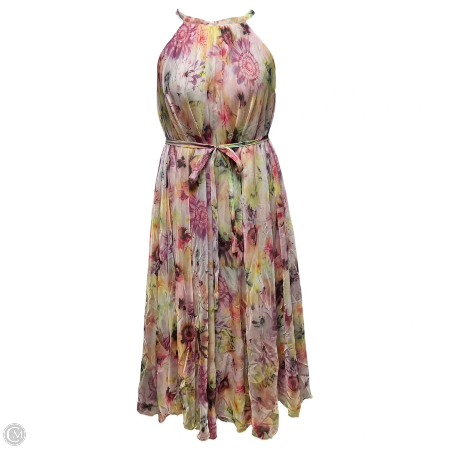 Chiffon Dress Casual Maxi By Chicwish In Floral Print, Size: M
