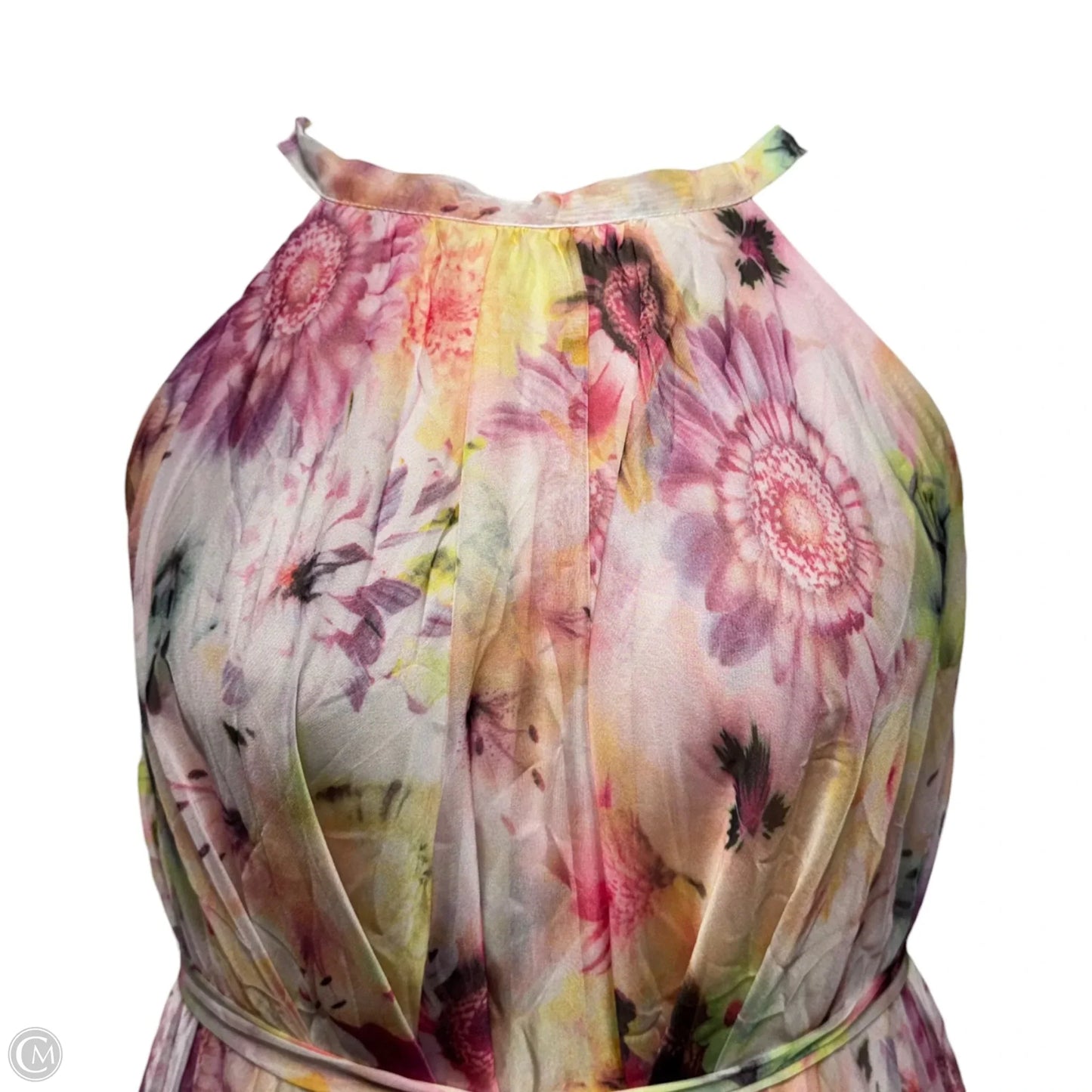 Chiffon Dress Casual Maxi By Chicwish In Floral Print, Size: M