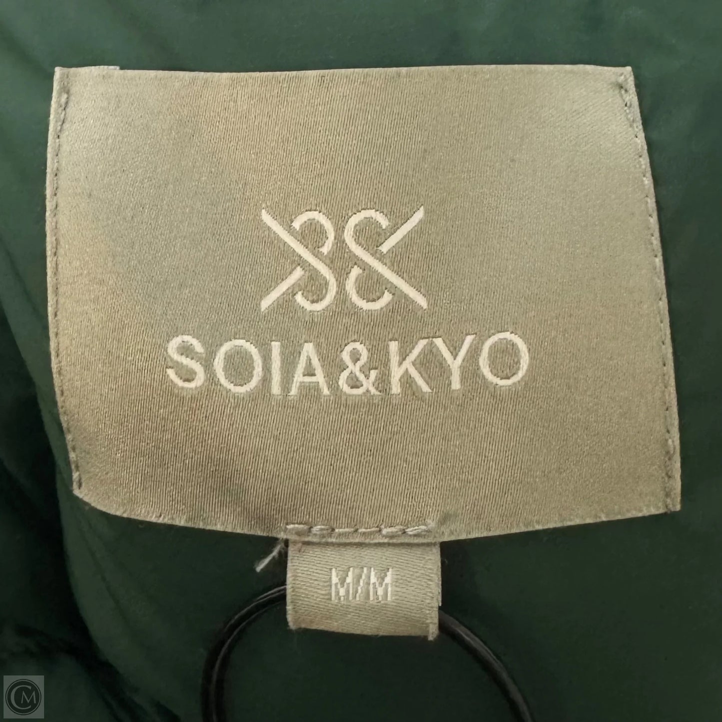 Jacinda Duck Down Jacket Puffer & Quilted By Soia & Kyo In Green, Size: M