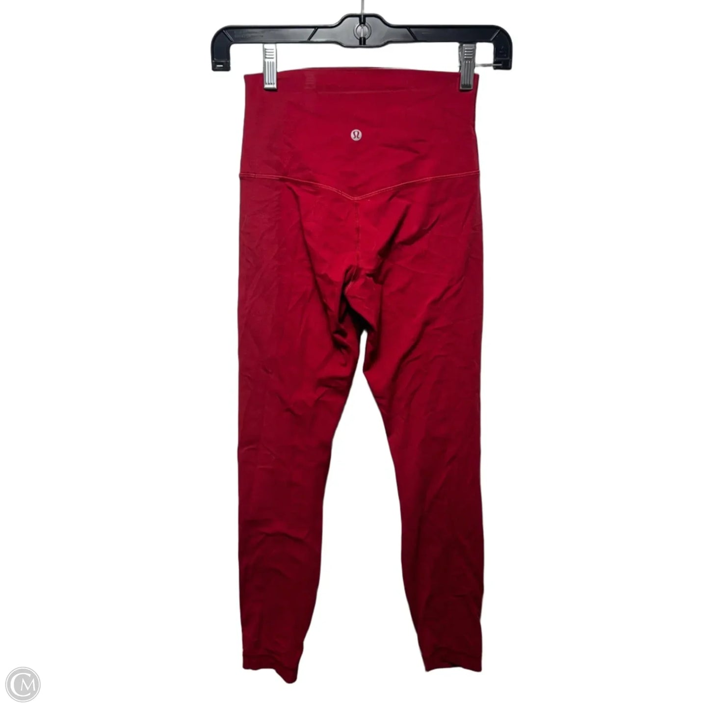 Athletic Leggings By Lululemon In Red, Size: 4