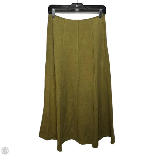 Skirt Maxi By Massimo Dutti In Green, Size: S (estimated)