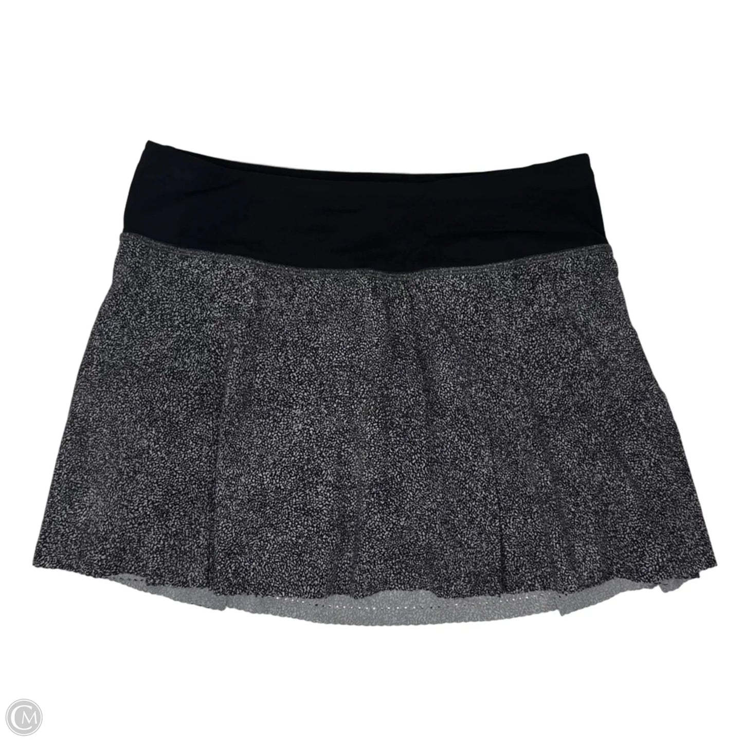 Athletic Skirt By Lululemon In Black & White, Size: 2
