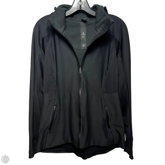 Athletic Jacket By Lululemon In Black, Size: 6