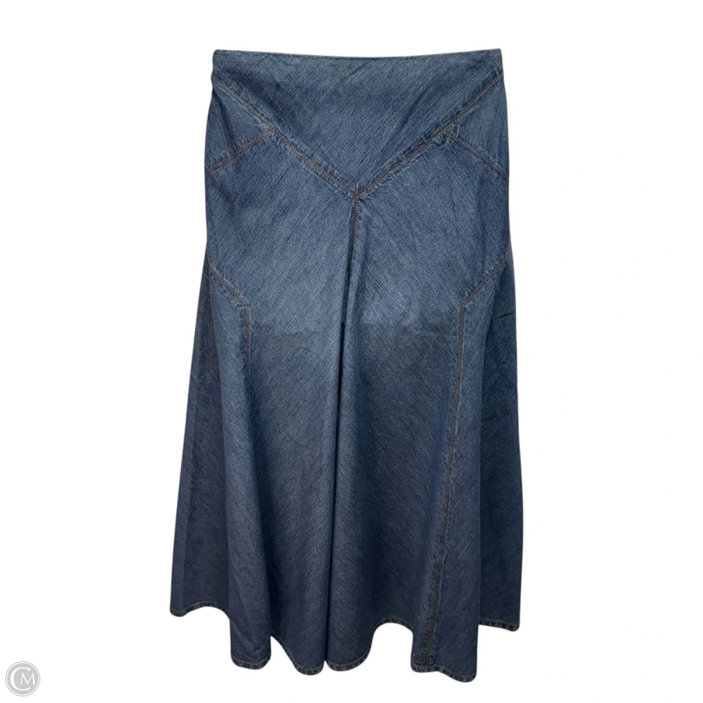 Denim Maxi Skirt By Lauren Jeans Co. By Ralph Lauren In Blue Denim, Size: 8