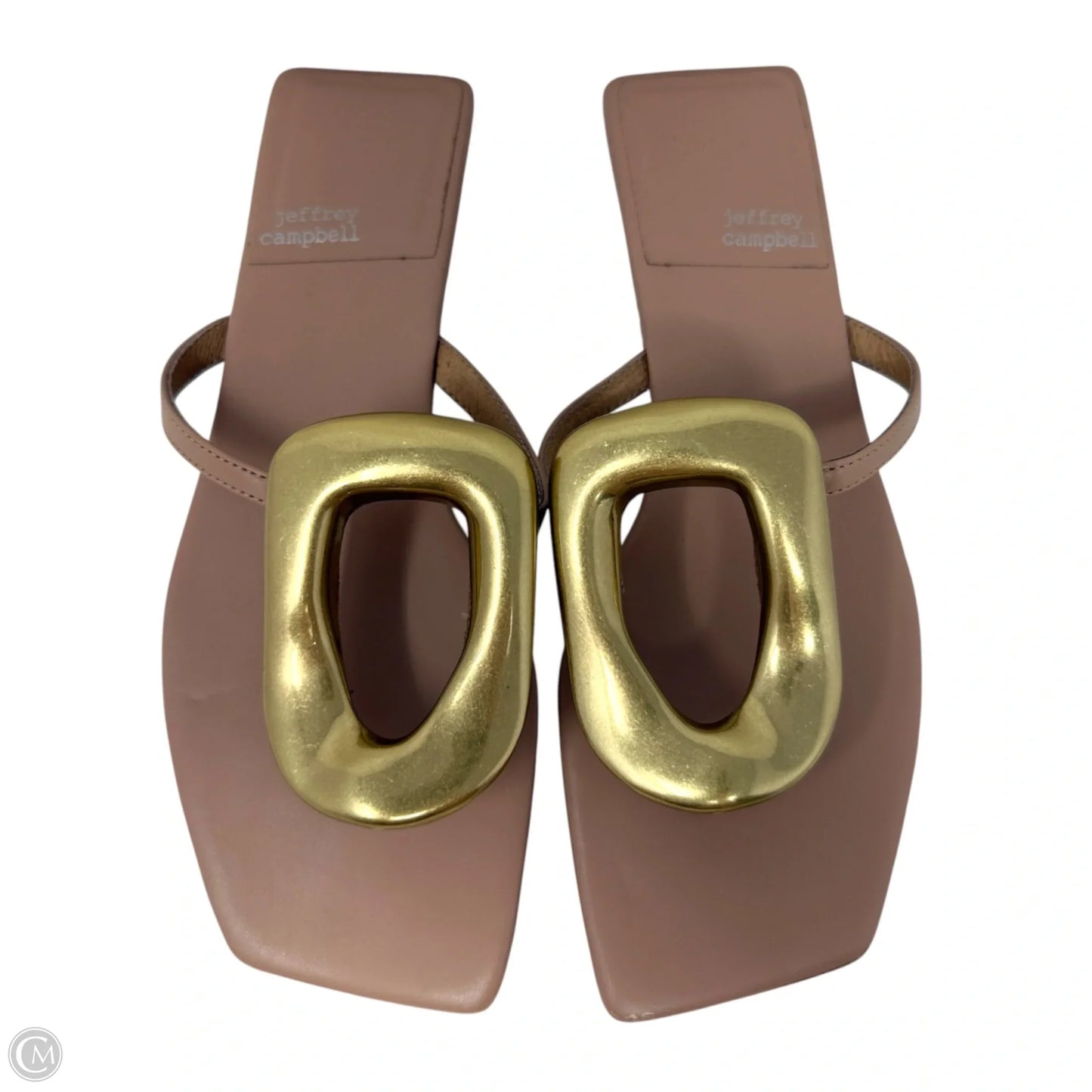 Sandals Flats By Jeffrey Campbell In Gold, Size: 7.5