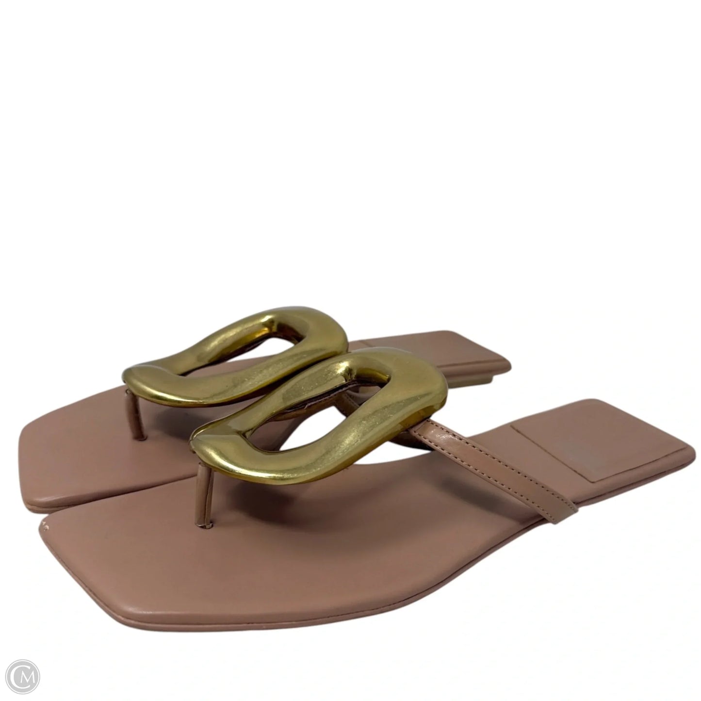 Sandals Flats By Jeffrey Campbell In Gold, Size: 7.5