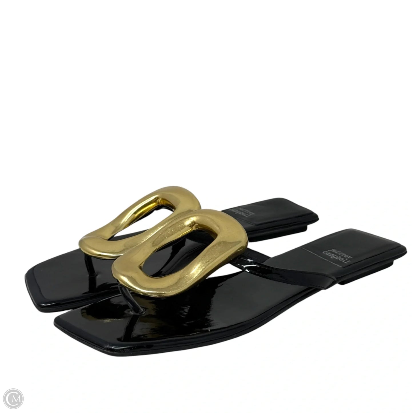 Sandals Flats By Jeffrey Campbell In Black, Size: 7.5