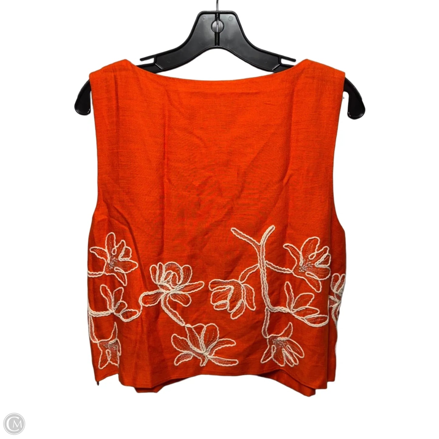 Top Sleeveless By Alex Marie In Clementine, Size: Xl
