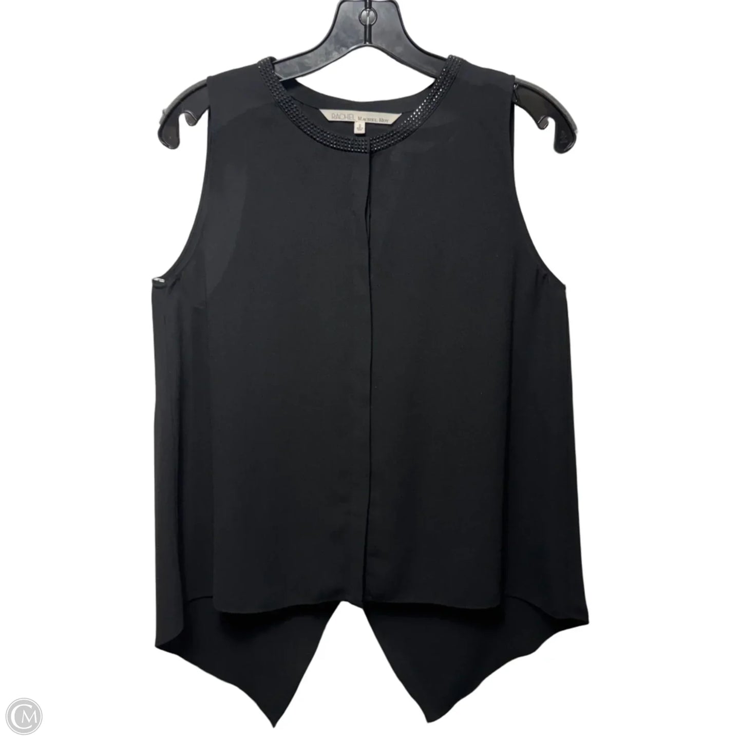 Split Back Top Sleeveless By Rachel Roy In Black, Size: S