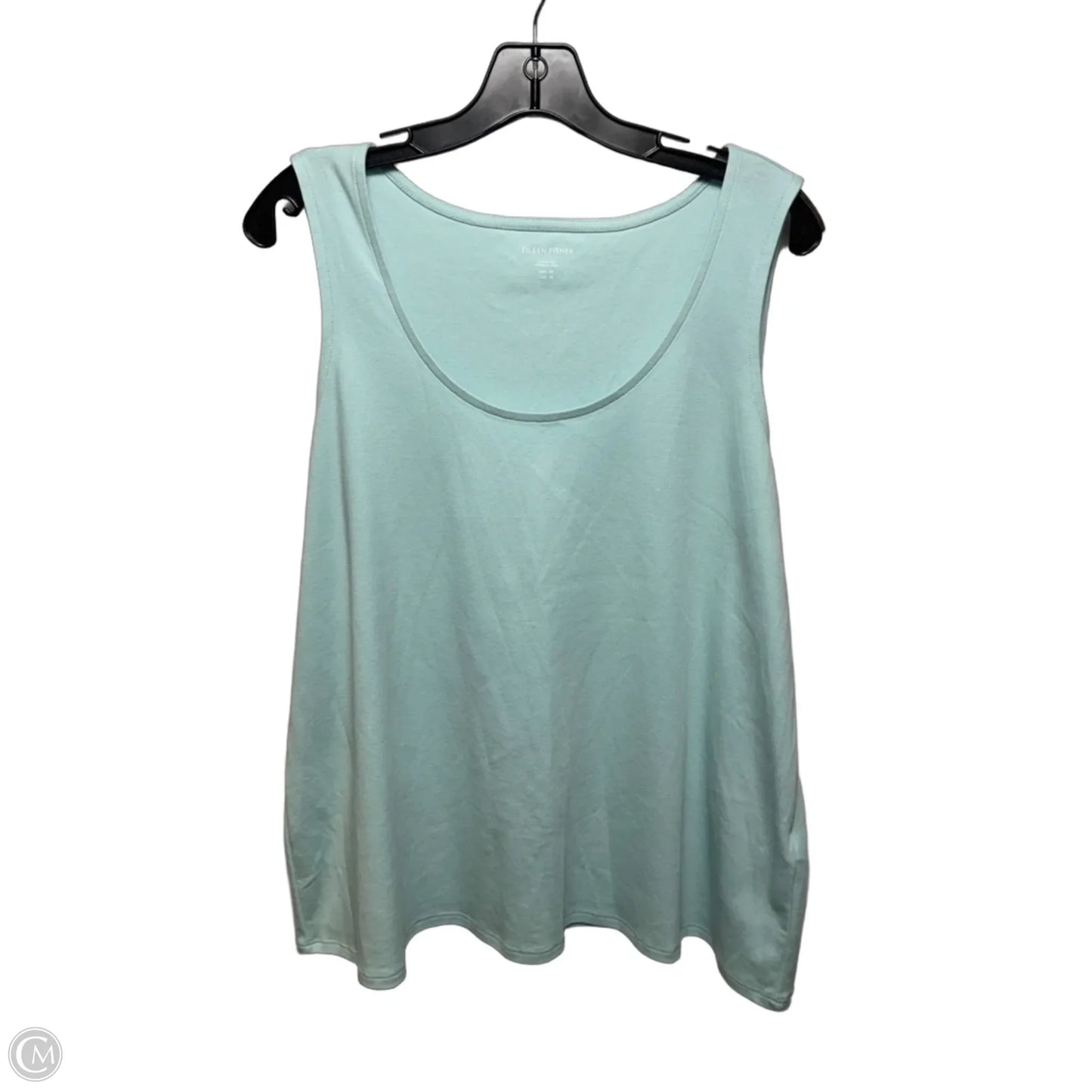 U-Neck Sleep Tank Top By Eileen Fisher In Pool, Size: M