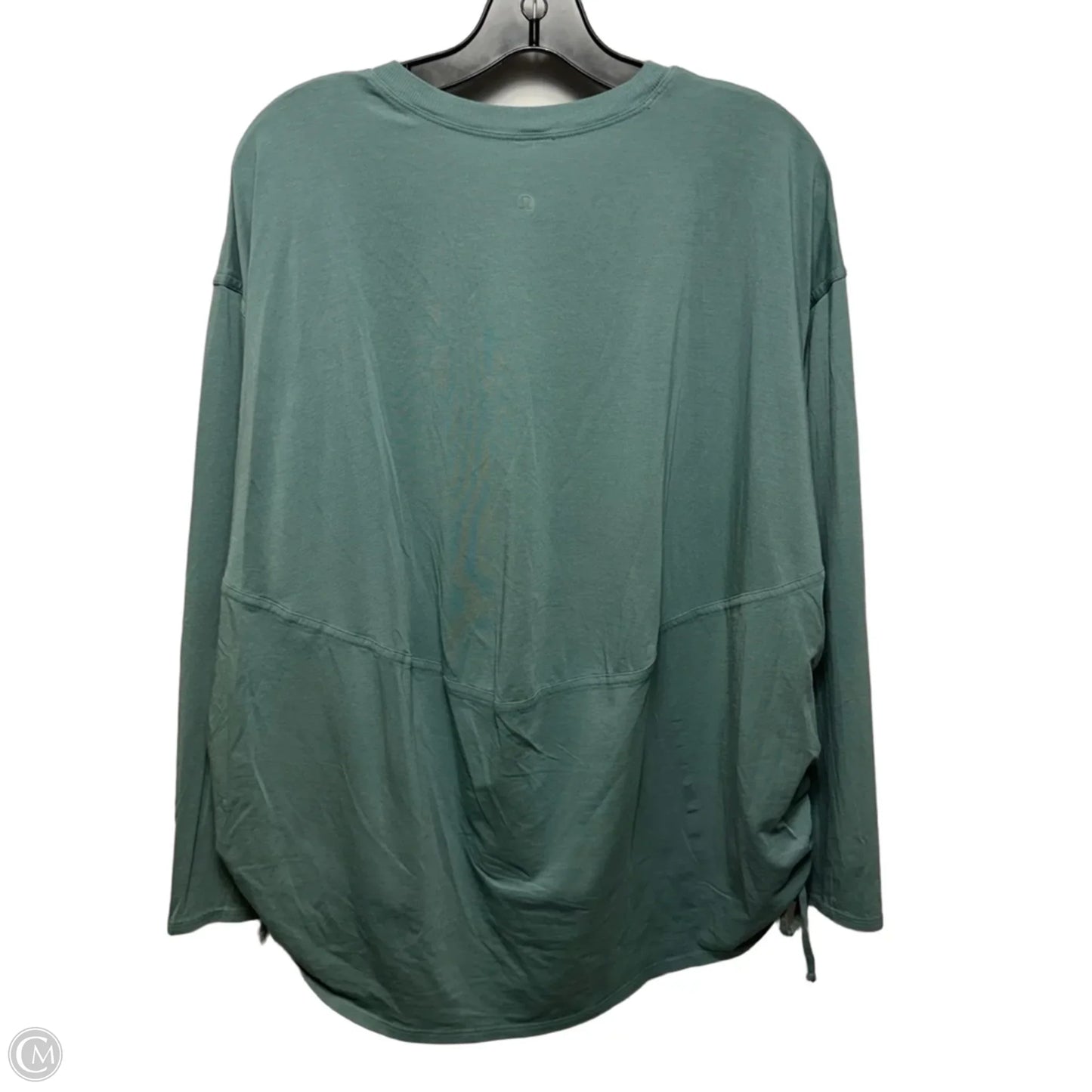Athletic Top Long Sleeve Crewneck By Lululemon In Teal, Size: Xl (estimated)