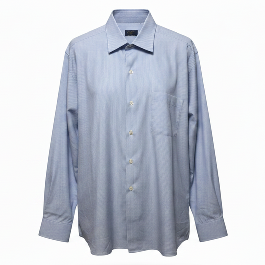 Banco Stripe Shirt By Solemare By Maus & Hoffman In Striped Pattern, Size: Men’s XL (17/43)