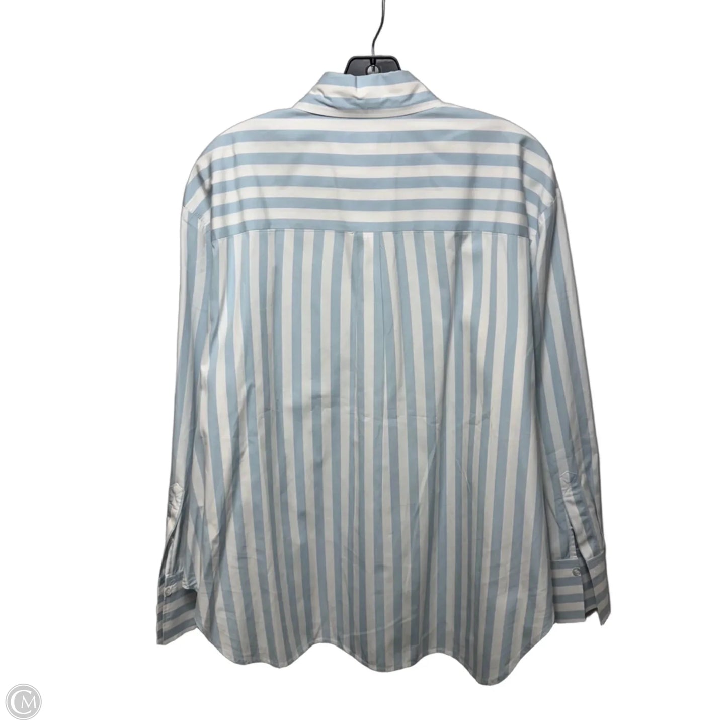 Top Long Sleeve By Nordstrom Signature In Striped Pattern, Size: Xl