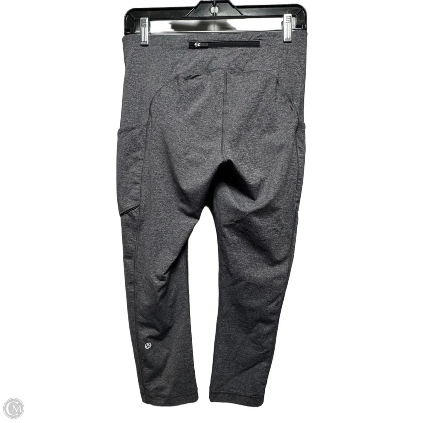 Athletic Leggings By Lululemon In Grey, Size: 8