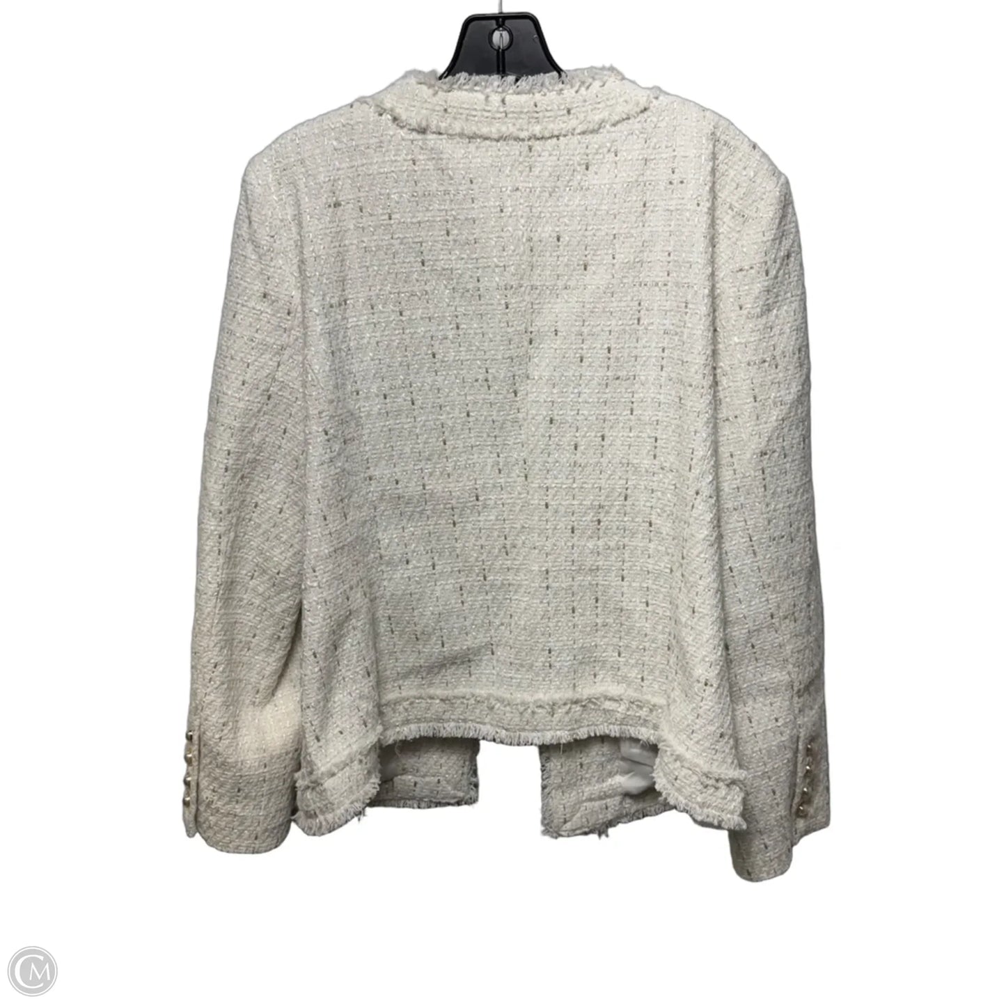 Blazer By Nanette By Nanette Lepore In Cream and Gold, Size: Xl