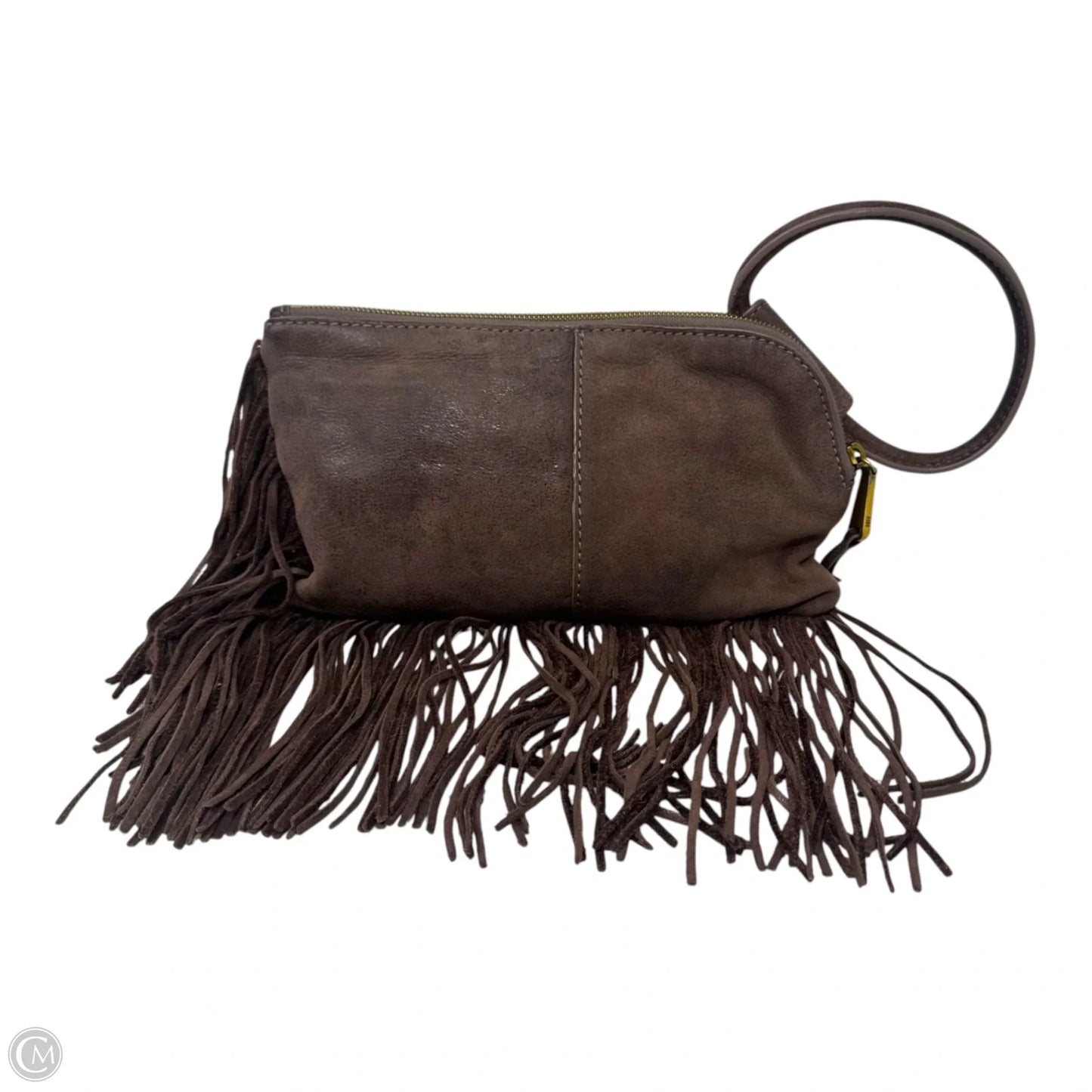 Sable Fringe Wristlet Leather By Hobo Intl, Size: Small