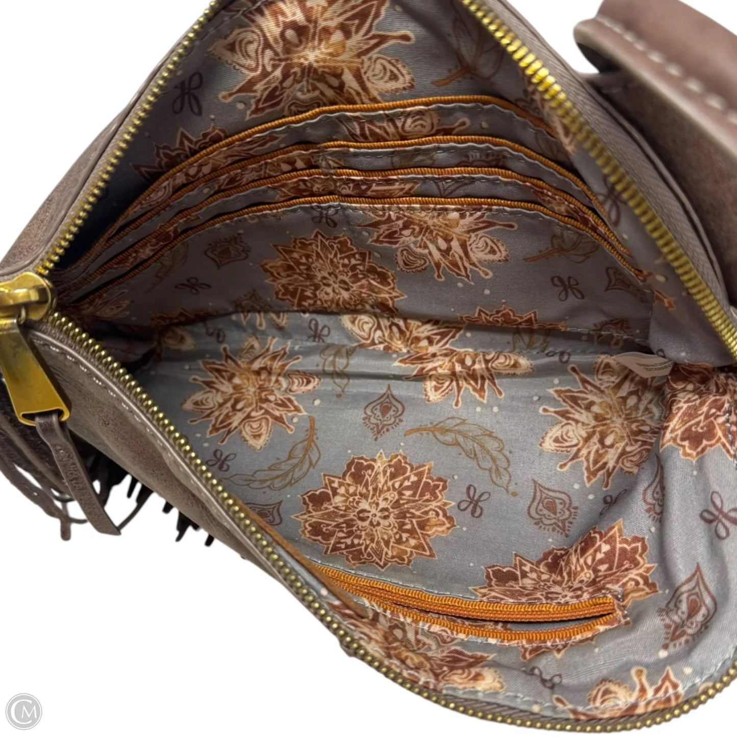 Sable Fringe Wristlet Leather By Hobo Intl, Size: Small