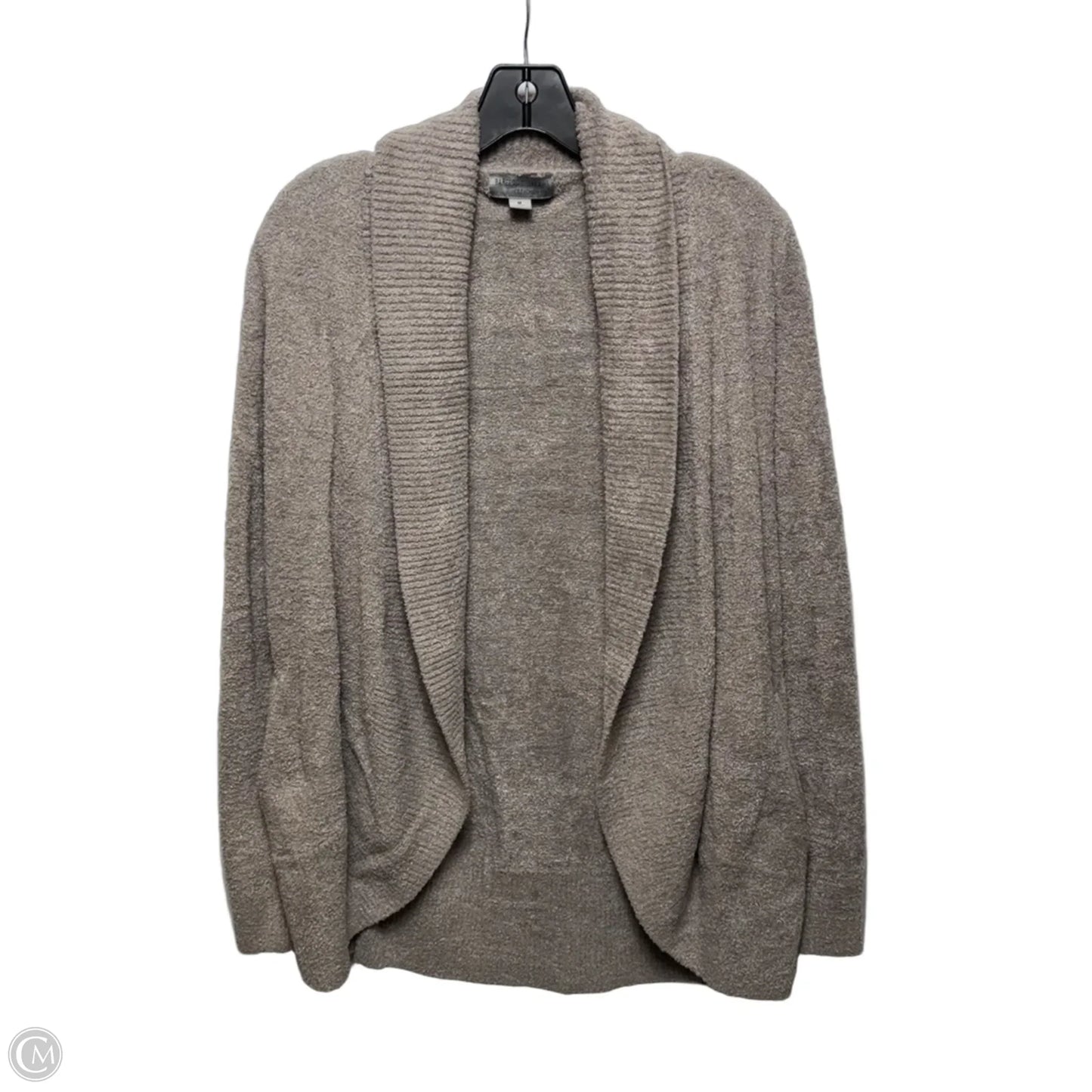 Sweater Cardigan By Barefoot Dreams In Taupe, Size: M