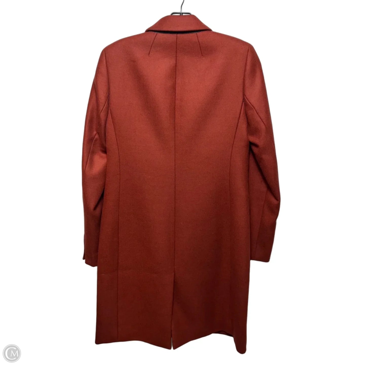 Parke Wool Topcoat By J. Crew In Dark Cognac, Size: 2