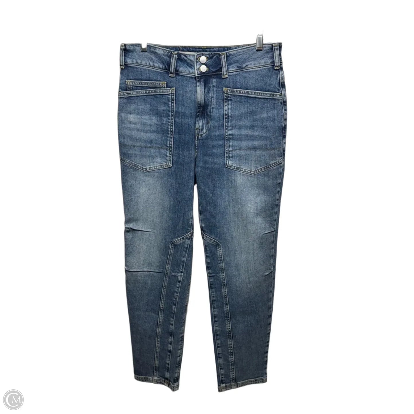 Jeans Straight By Pilcro In Blue Denim, Size: 6/28