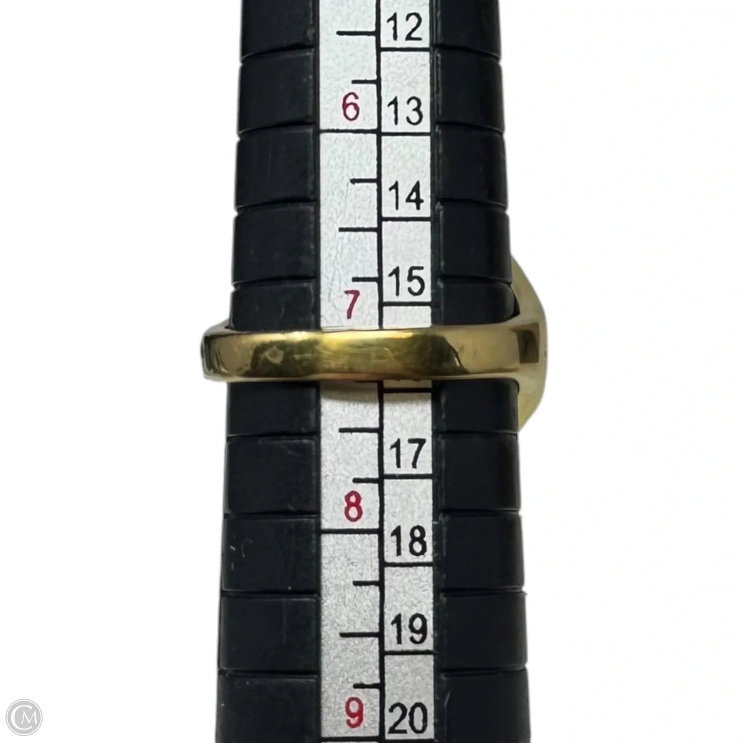 Black Oval Cocktail Ring Statement By Seta, Size: 7
