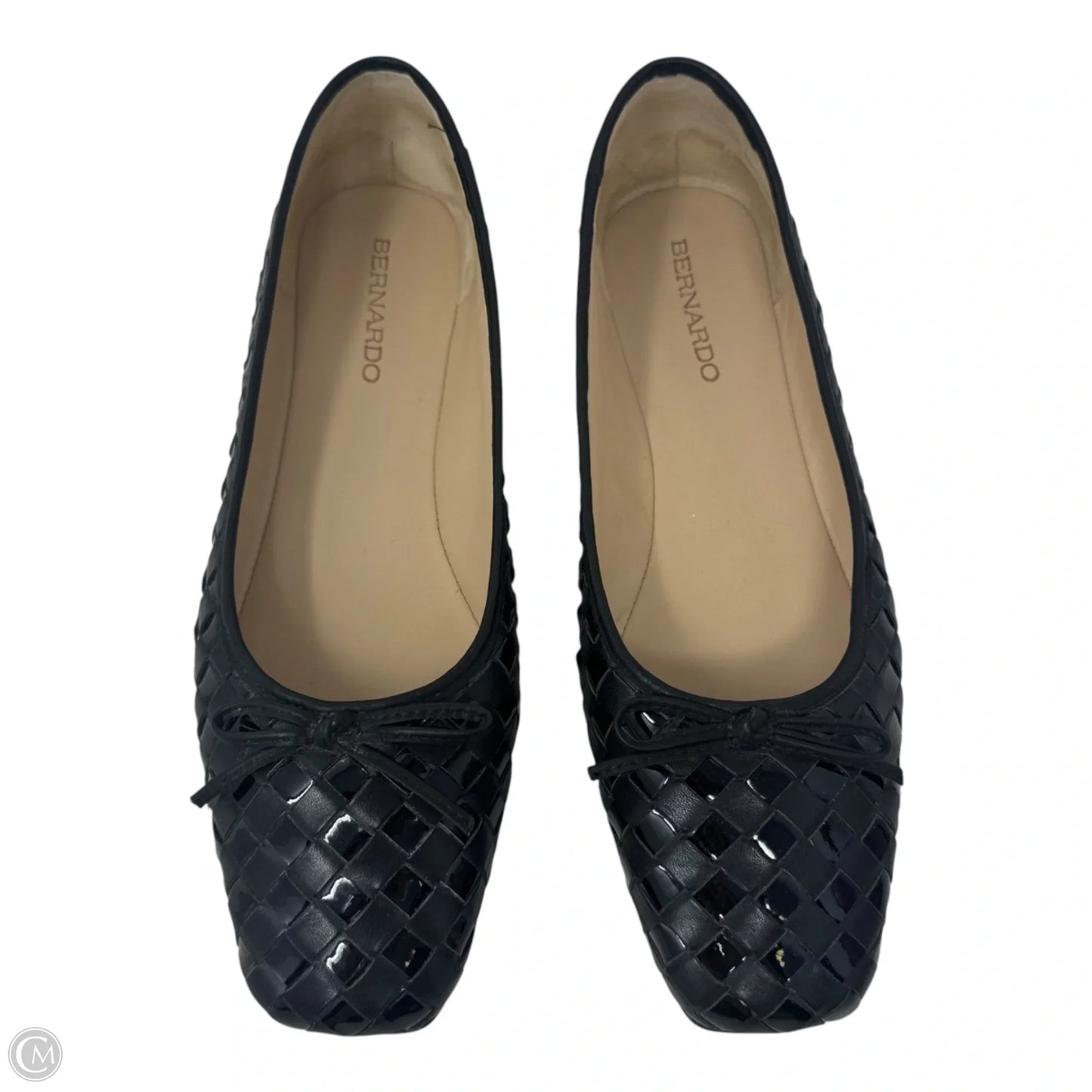 Woven Shoes Flats By Bernardo In Black, Size: 8.5