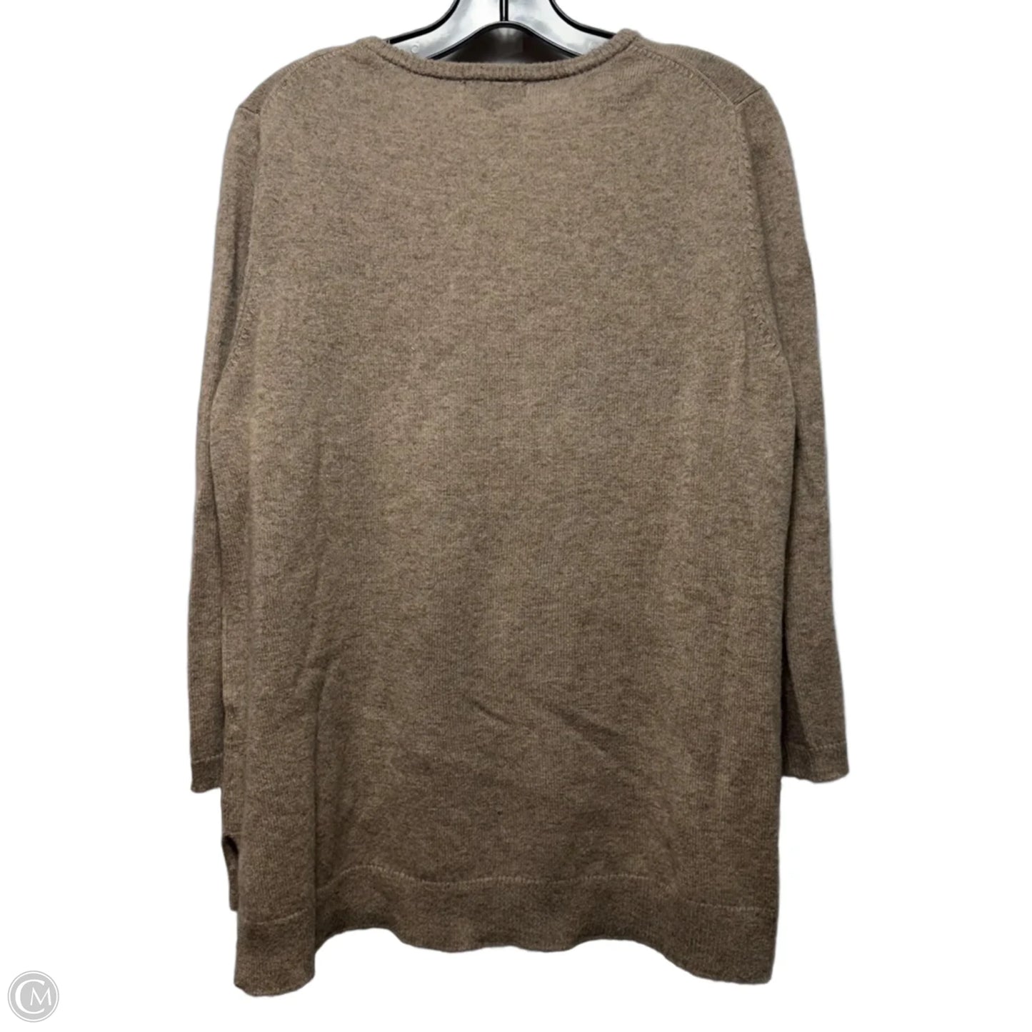 Cashmere Sweater Designer By Neiman Marcus In Taupe, Size: Xl