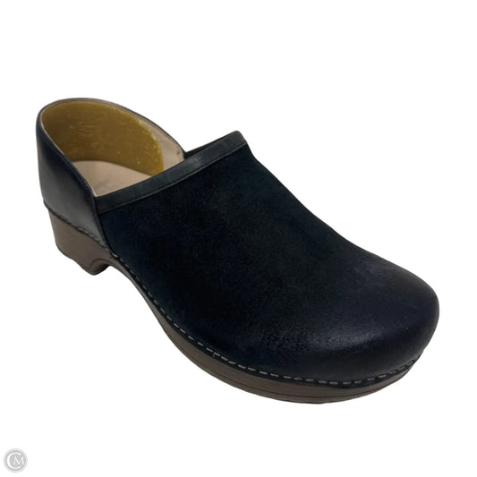 Brenna Clog Shoes By Dansko In Black, Size: 9 (40)