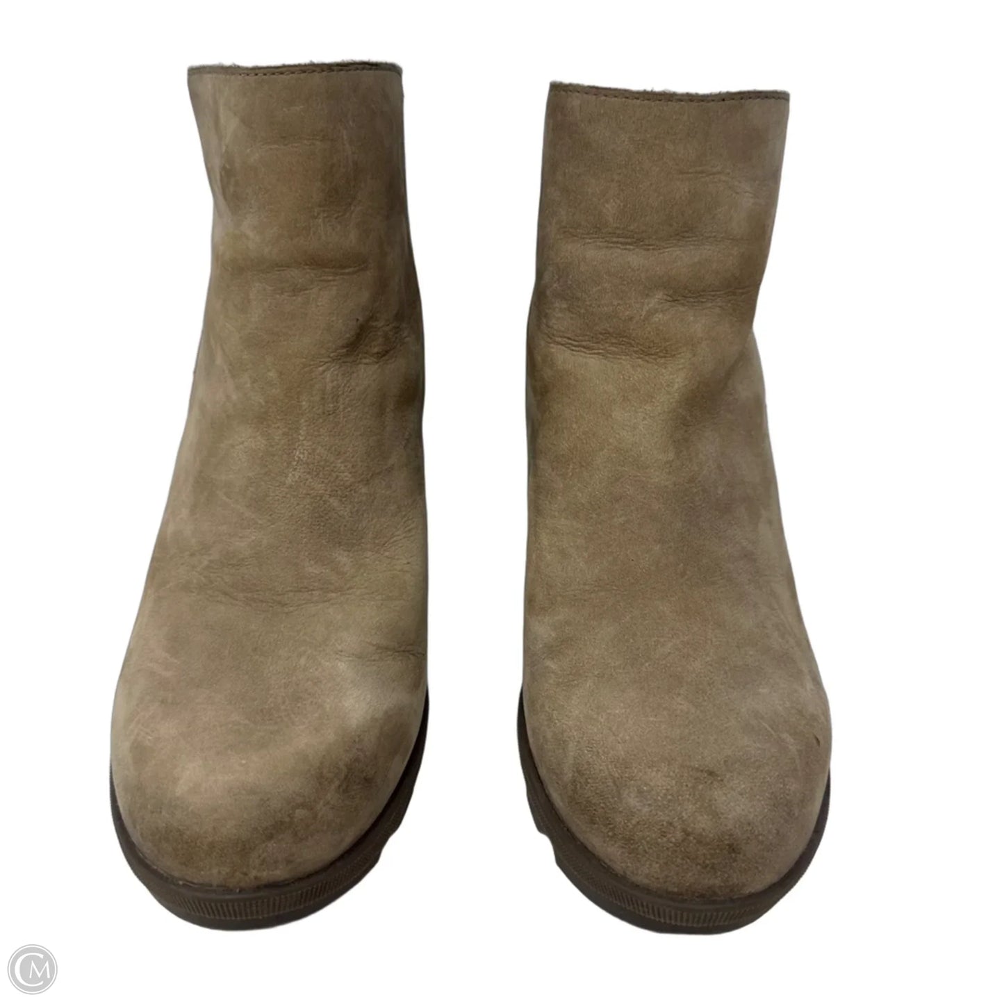 Joan Of Arctic Wedge Boots Ankle By Sorel In Tan, Size: 9.5