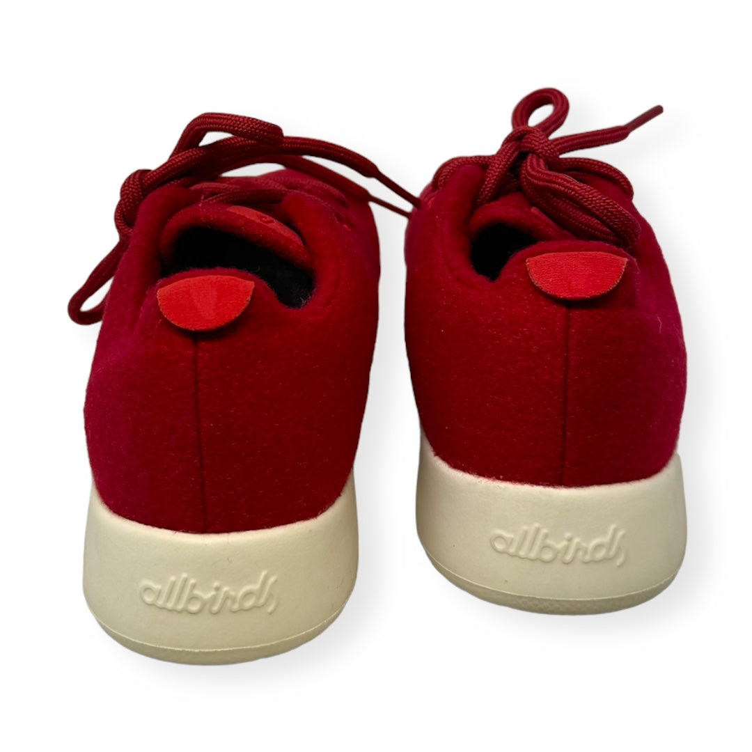 Red Shoes Sneakers Allbirds, Size 5