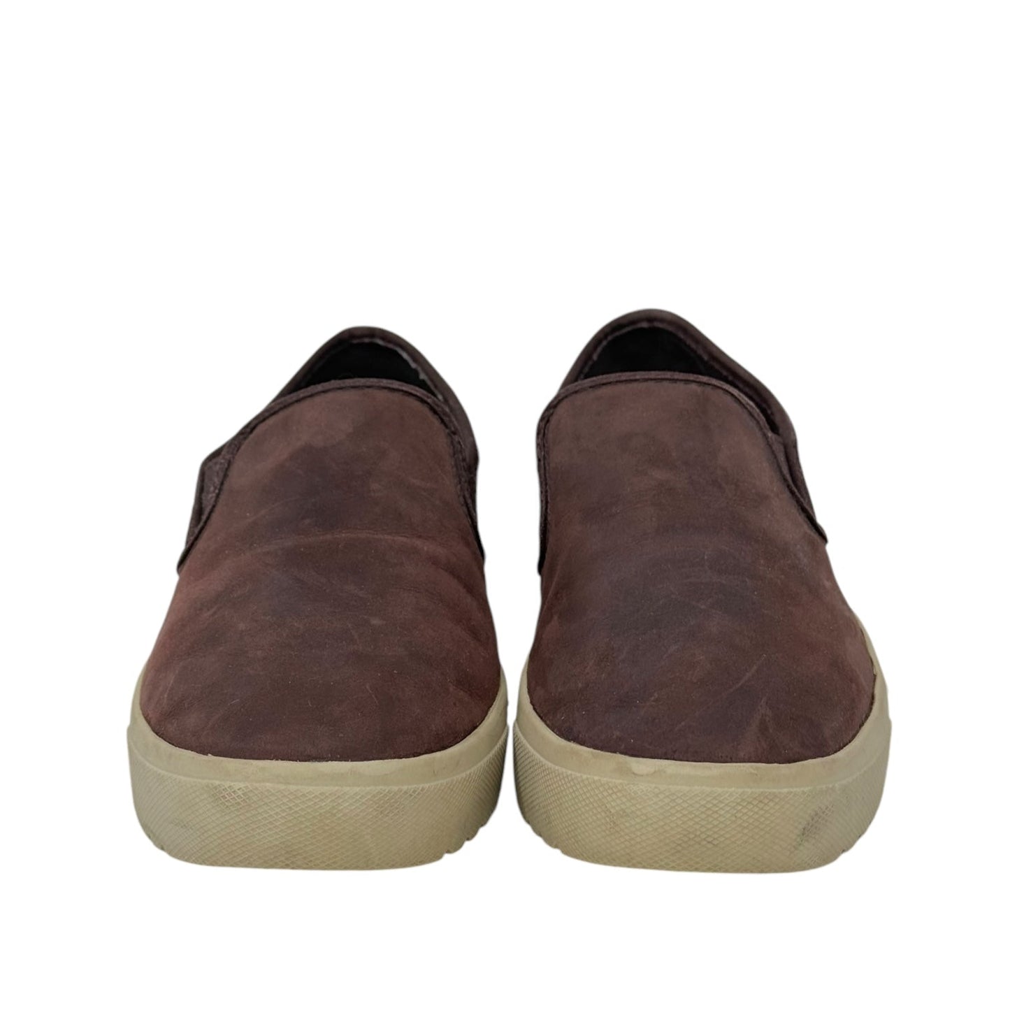 Campsneak Slip On Sneakers By Sorel In Camel Suede Gray Wool, Size: 8.5