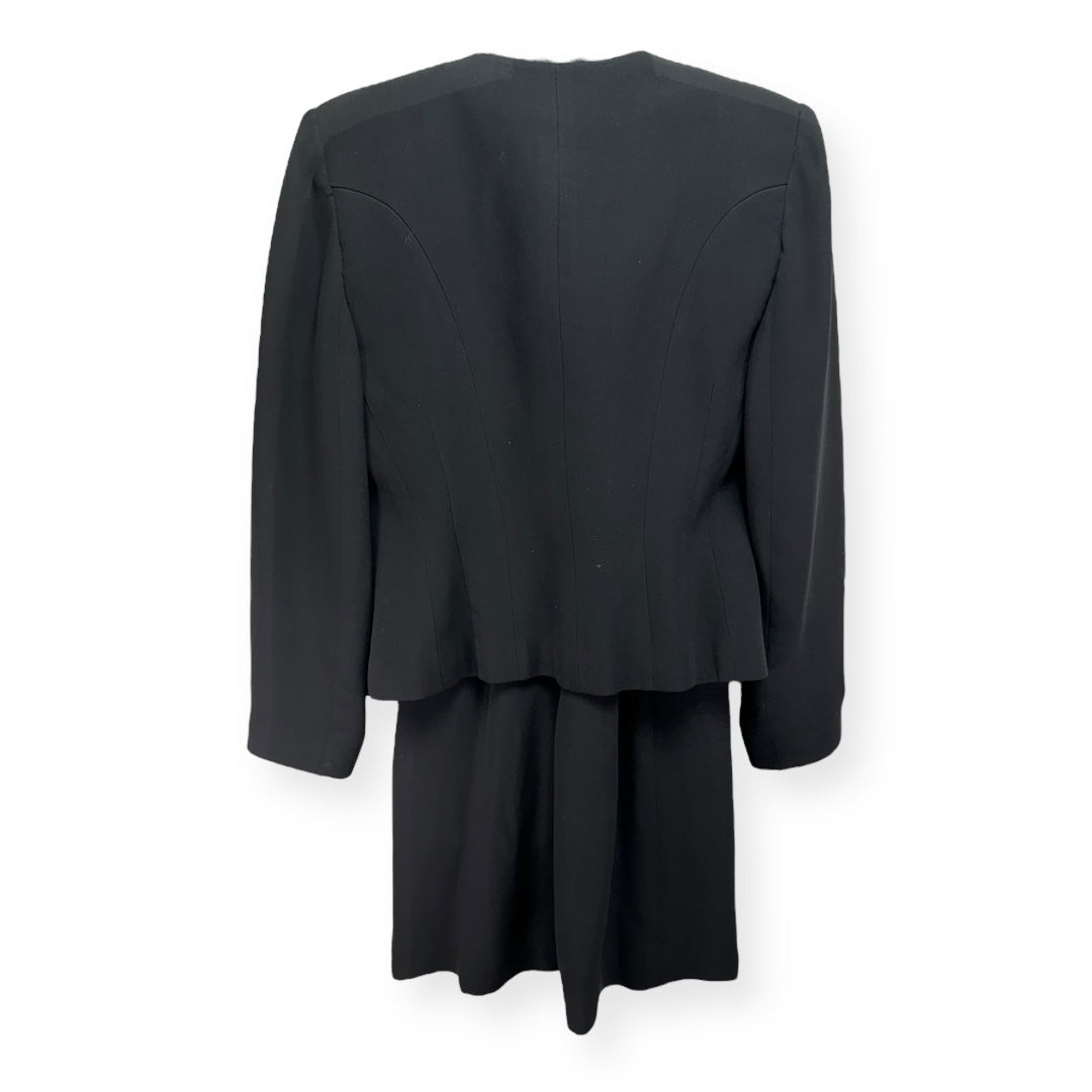 Black Dress Designer Armani Collezoni, Size 10 (IT 42)