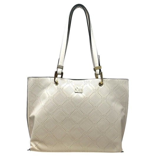 Bdonna Tote with Pouch By Steve Madden In Vanilla, Size: Medium