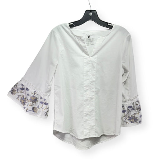 White Top Long Sleeve Cupio, Size S