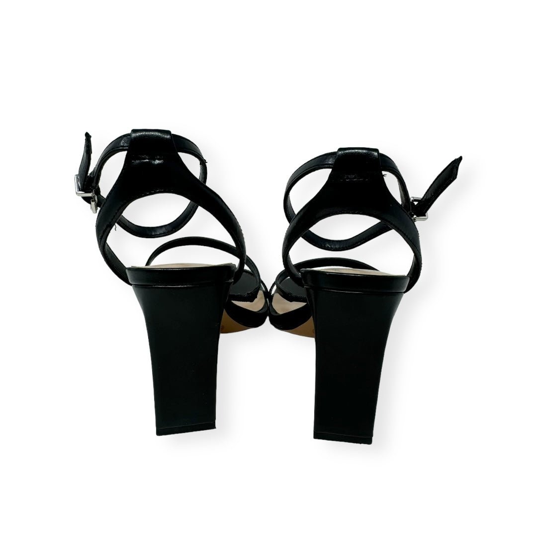 Black Shoes Heels Stiletto Mix No 6, Size 8.5