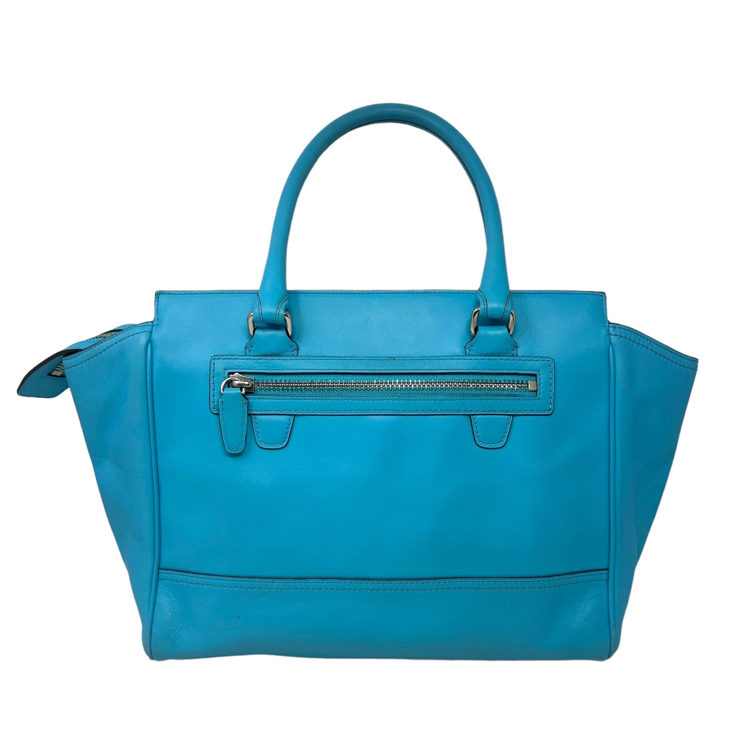 Candace Carryall in Robin Blue Designer Coach, Size Large