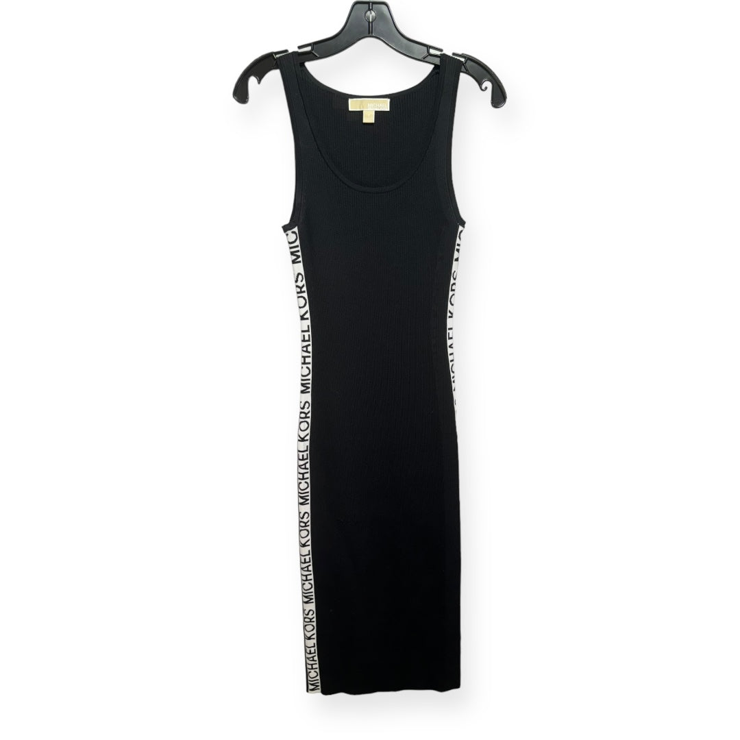 Black Dress Casual Maxi Michael By Michael Kors, Size Xl