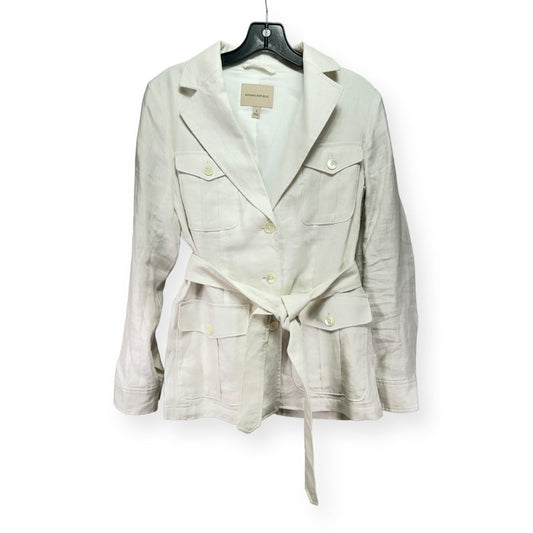 Linen White Blazer Banana Republic, Size 2