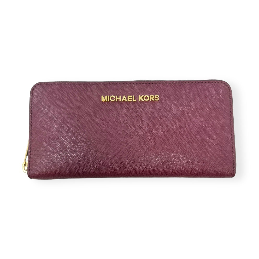 Saffiano Wallet Designer Michael By Michael Kors, Size Medium