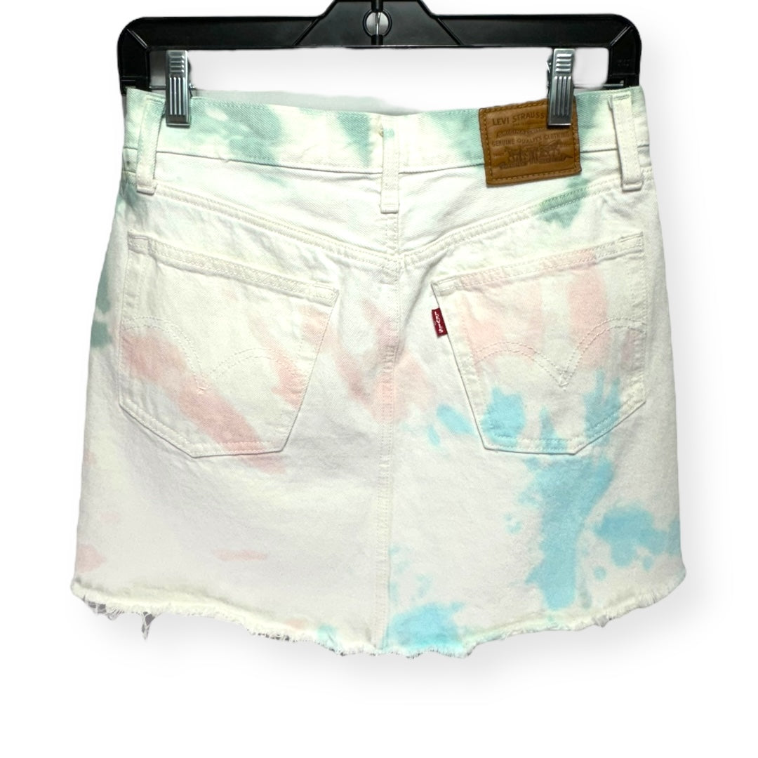 Multi-colored Skirt Mini & Short Levis, Size 4