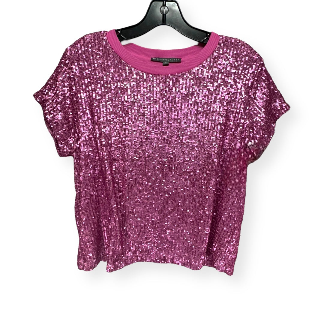 66877 Pull On Statement Sequin Top Elliott Lauren, Size M