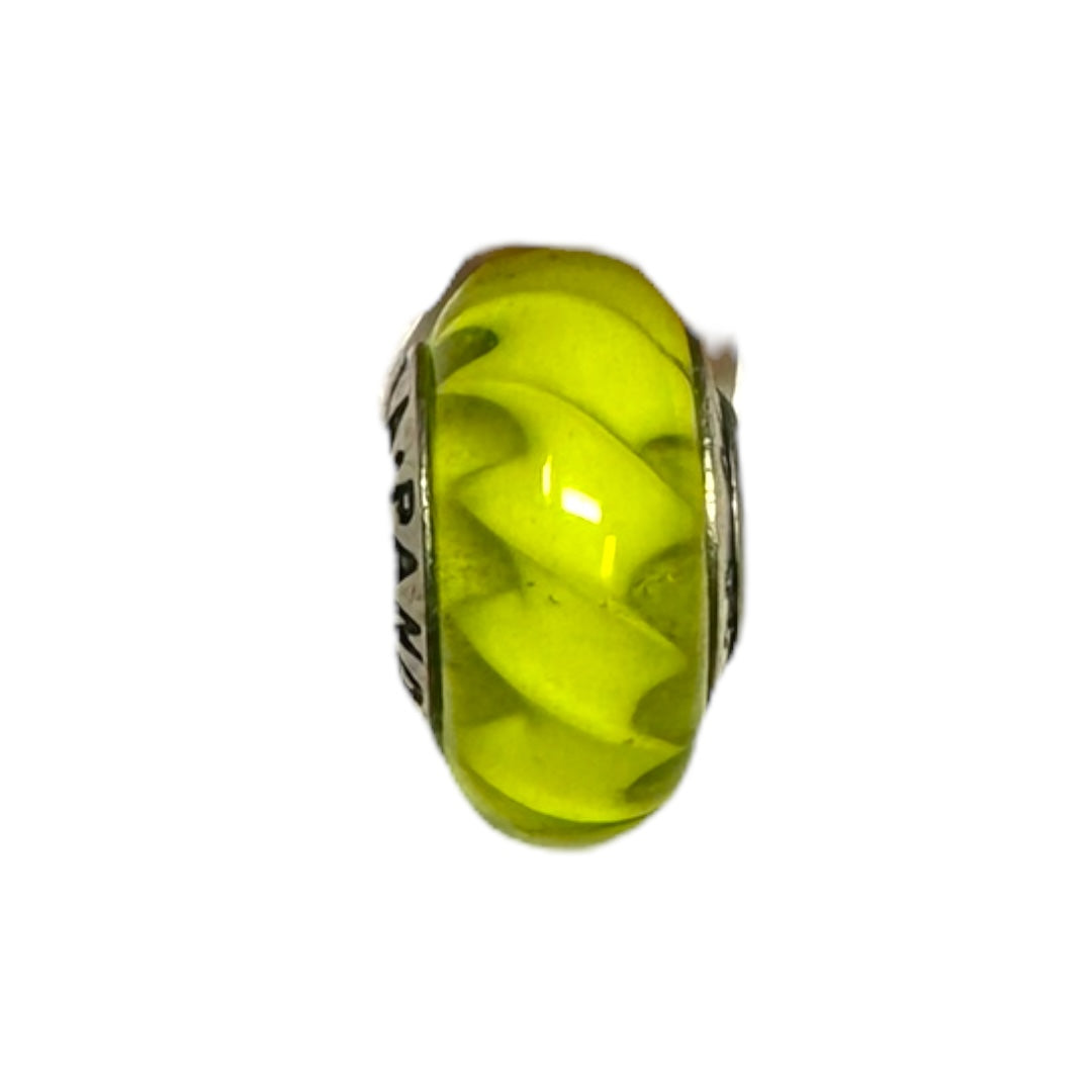 Lime Flowers For You Murano Glass & Sterling Silver Charm By Pandora