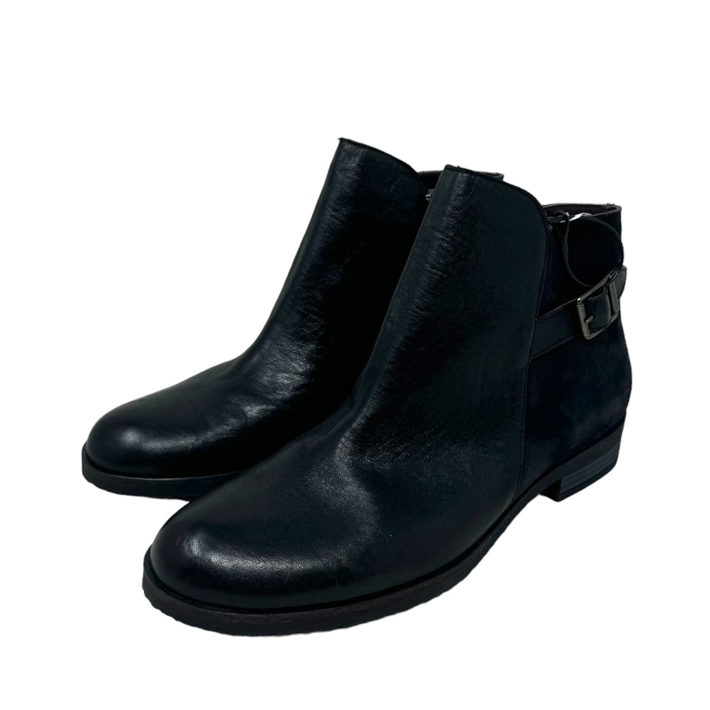 Leather Ankle Boots By Brako Anatomics Collection In Black, Size: 12