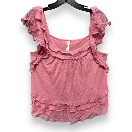 Top Sleeveless By Anthropologie In Pink, Size: M