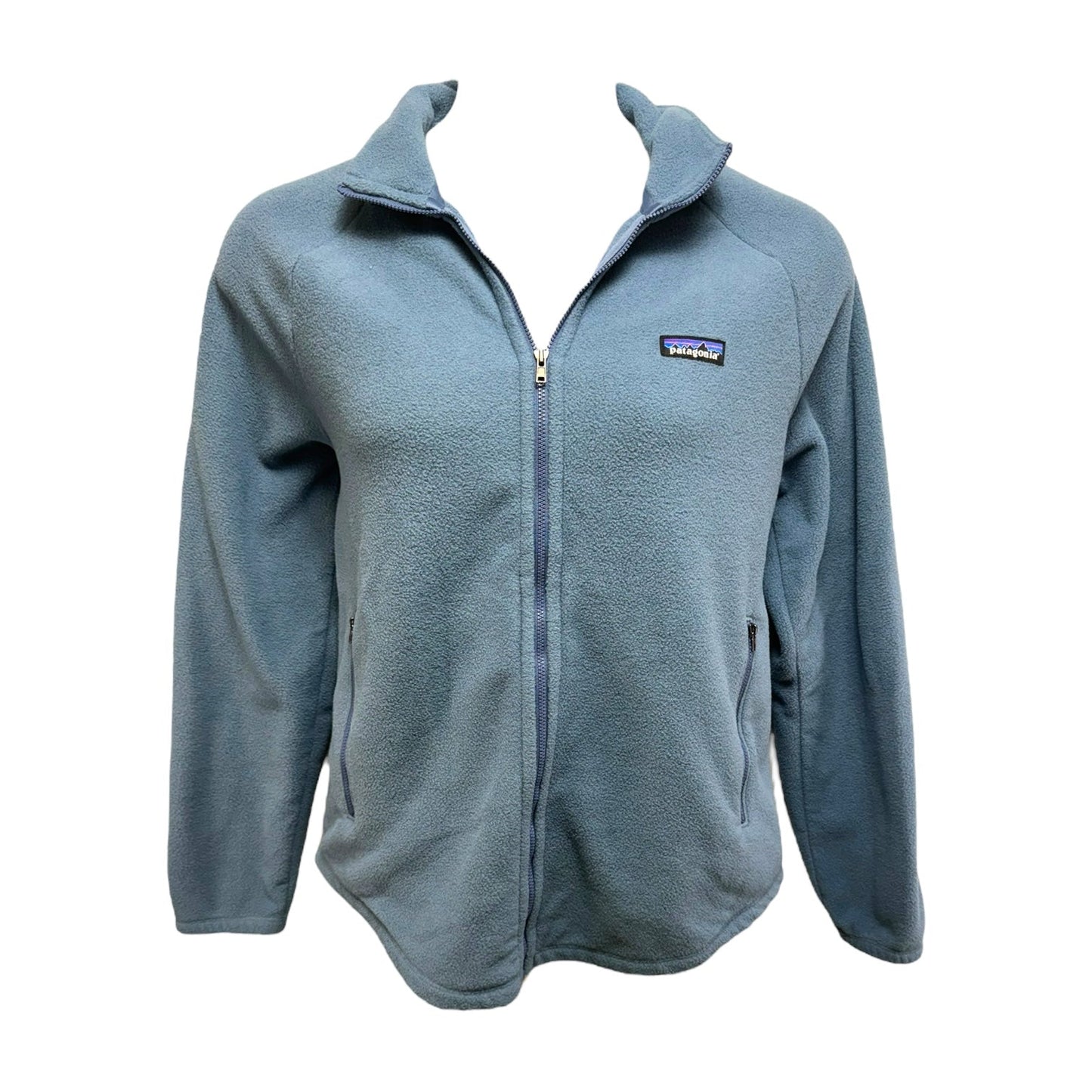 Classic Microdini Fleece Jacket By Patagonia In Blue, Size: M