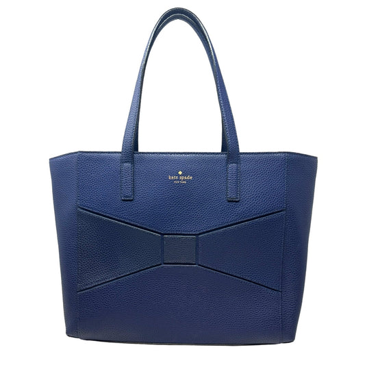 Bridge Place Francisca Bow Tote Designer By Kate Spade In French Navy, Size: Large