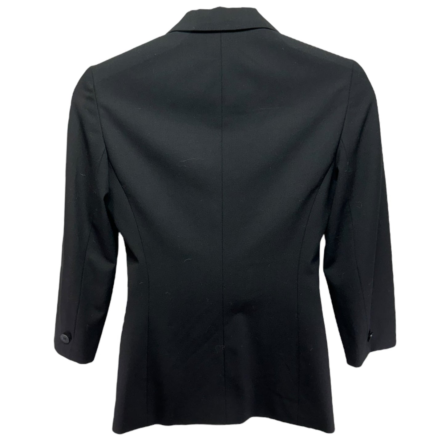 Two Button Single Breasted Blazer Designer By Lafayette 148 In Black, Size: 8