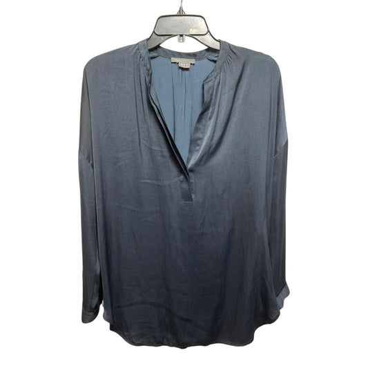 Top Long Sleeve By Vince In Blue, Size: Xs