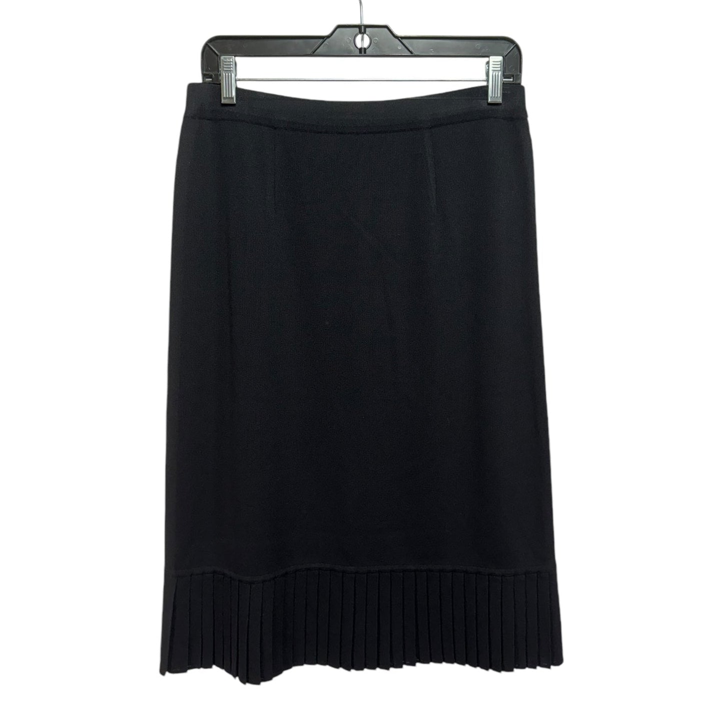 Knit Skirt Midi By Misook In Black, Size: M