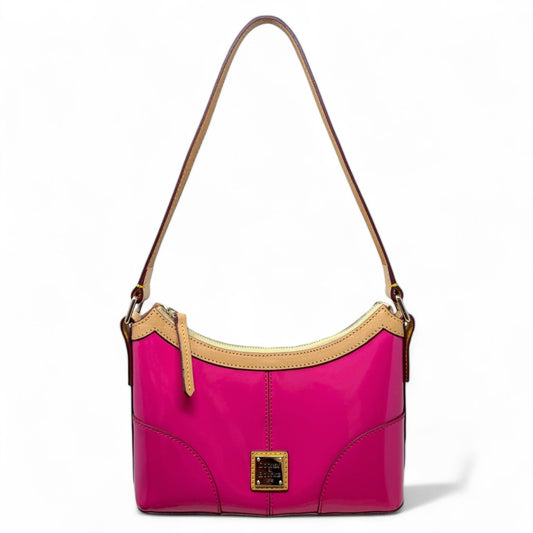 Patent Leather Baguette Designer By Dooney And Bourke In Fuchsia